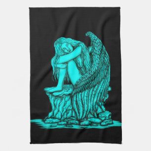 Linge De Cuisine Un ange endormi sur la pierre