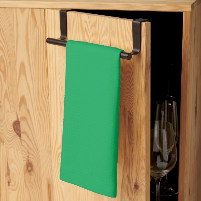 Linge De Cuisine un arrière - plan vert avec un (Pliage en tiers)