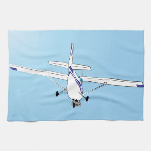 Linge De Cuisine Un Cessna en vol