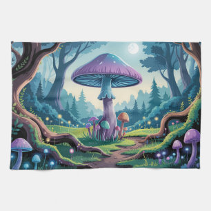 Linge De Cuisine Un champignon violet
