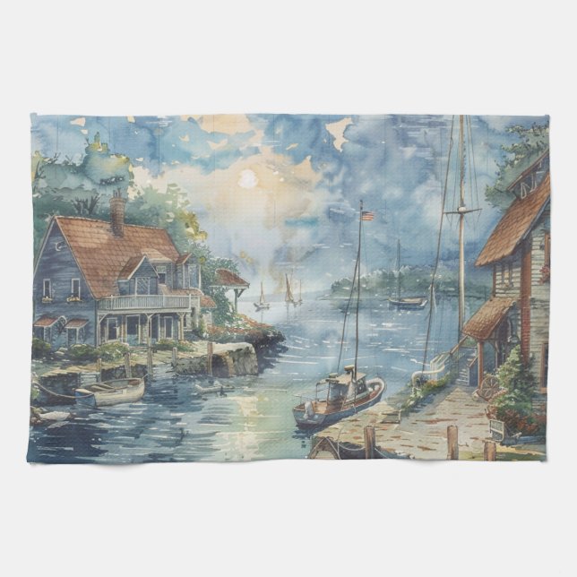 Linge De Cuisine Un havre paisible (Horizontal)