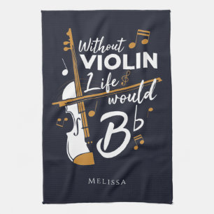 Linge De Cuisine Un Sac Violoniste Sans Vie De Violon Serait Plat