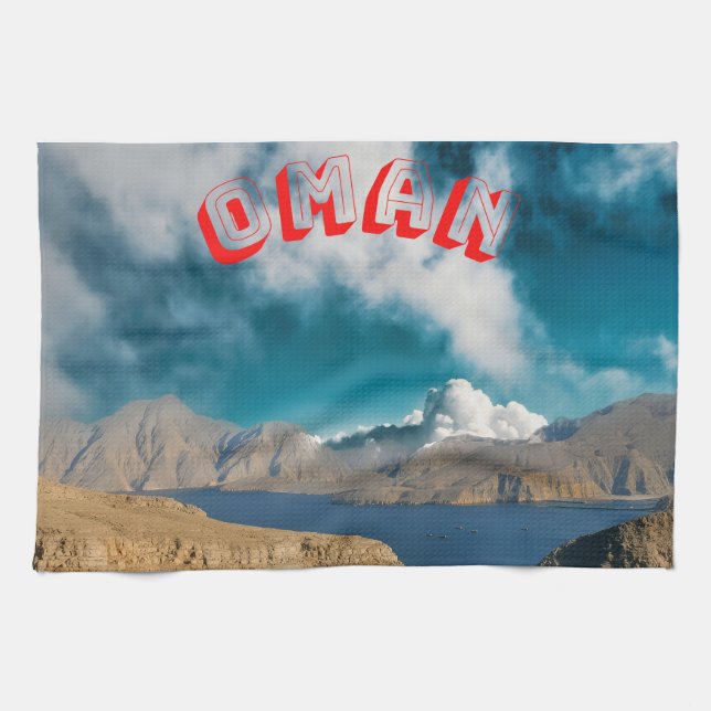 Linge De Cuisine Une beauté époustouflante à Oman (Horizontal)