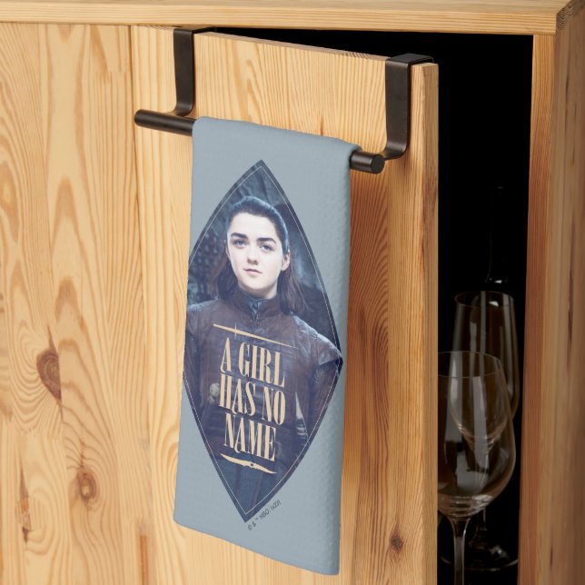 Linge De Cuisine "Une Fille N'A Pas De Nom" Arya Stark Graphic (Pliage en tiers)