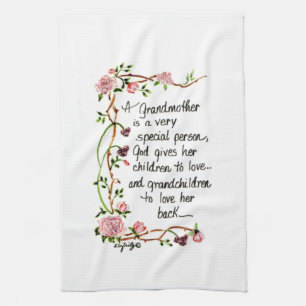 Linge De Cuisine Une grand-mère est une personne très spéciale t