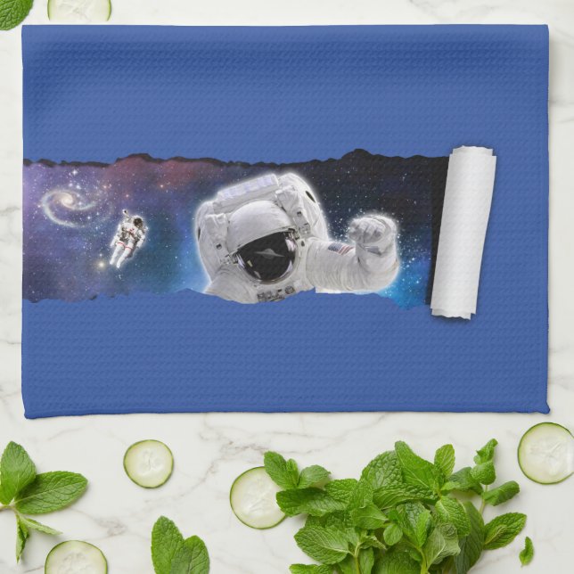 Linge De Cuisine Une larme dans l'espace - Rencontre des Aliens ast (Plié)