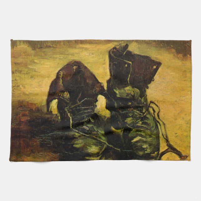 Linge De Cuisine Une paire de chaussures par Vincent van Gogh (Horizontal)