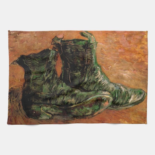 Linge De Cuisine Une paire de chaussures par Vincent van Gogh (Horizontal)