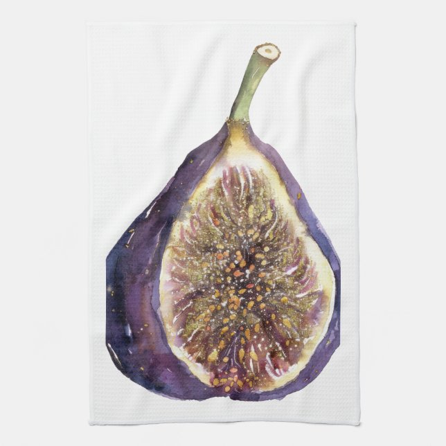 Linge De Cuisine Une peinture de figue (Vertical)
