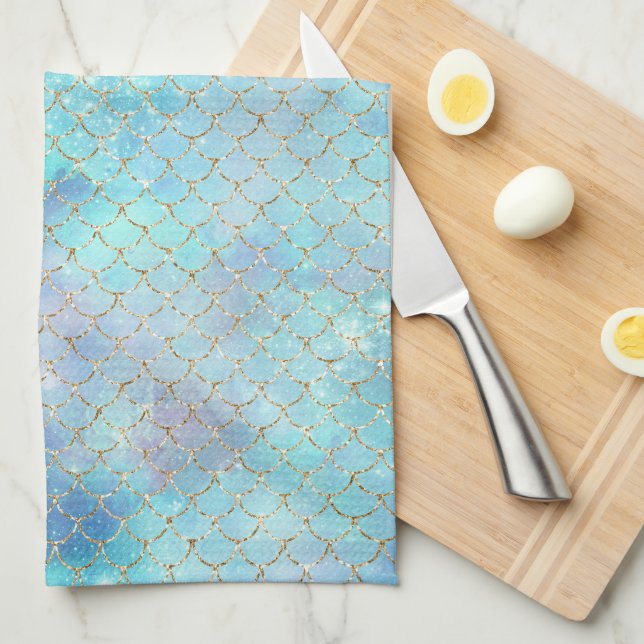 Linge De Cuisine Une série de galaxies de sirène Design 2 (Quart Plié)