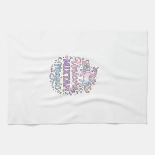 Linge De Cuisine Unicorn Mixtape Magie Autocollant et T-shirt Adora