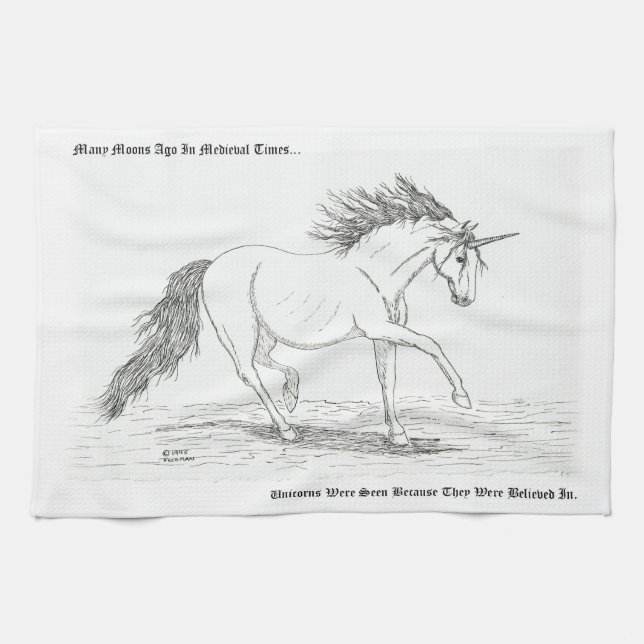 Linge De Cuisine Unicorns (Horizontal)