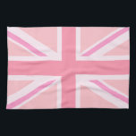 Linge De Cuisine Union Jack rose/Drapeau<br><div class="desc">Union Flag (aussi connu sous le nom d'Union Jack),  drapeau britannique dans une couleur rose.</div>