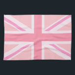 Linge De Cuisine Union Jack rose/Drapeau<br><div class="desc">Union Flag (aussi connu sous le nom d'Union Jack),  drapeau britannique dans une couleur rose.</div>