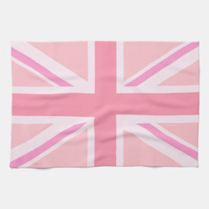 Linge De Cuisine Union Jack rose/Drapeau