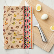 Unique combination autumn pattern Indien frame