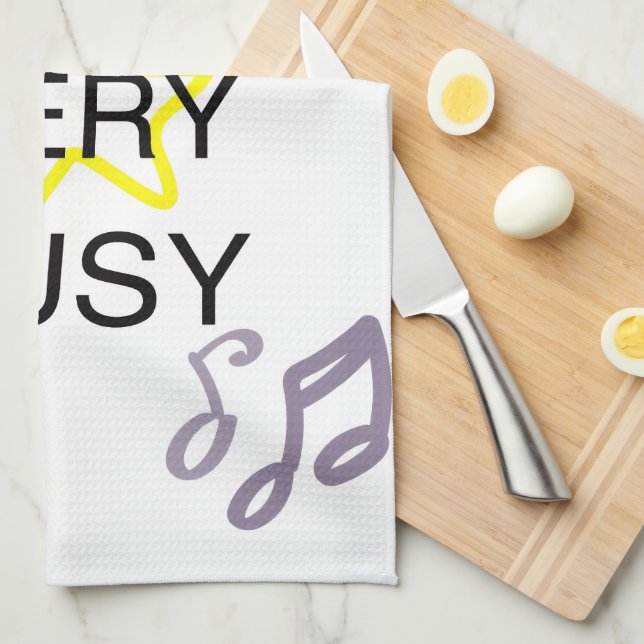 Linge De Cuisine Unique Designs Iam Very Busy  (Quart Plié)