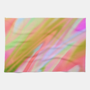Linge De Cuisine Unique tendance Rose bleu vert vert vert abstrait 
