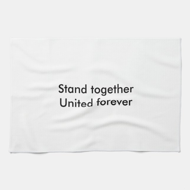 Linge De Cuisine Unis pour toujours (Horizontal)