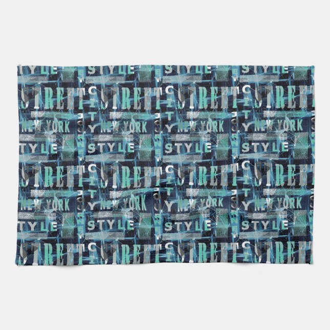 Linge De Cuisine Urbain, style. (Horizontal)