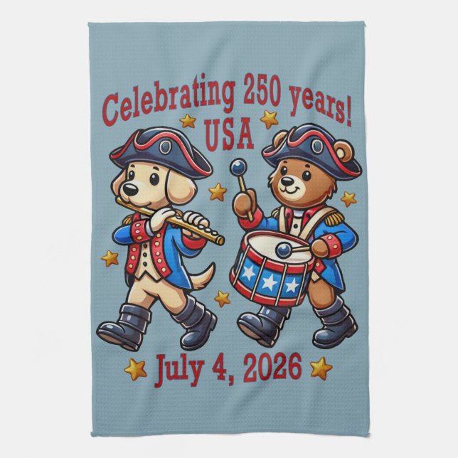 Linge De Cuisine USA 250th Anniversary Souvenir - Patriotique (Vertical)