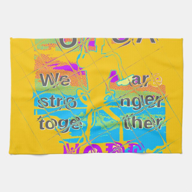 Linge De Cuisine USA Hillary Hope Stronge Together (Horizontal)