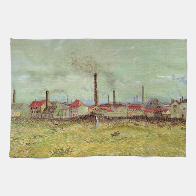 Linge De Cuisine Usines à Asnières par Vincent van Gogh (Horizontal)