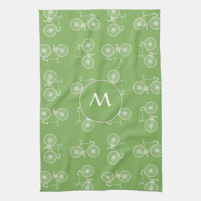 Linge De Cuisine Va à vélo le motif sans couture (Vertical)