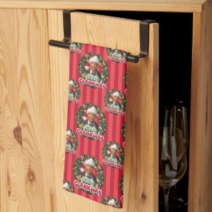 Linge De Cuisine Vacances de Noël Merry Clarkmas Motif