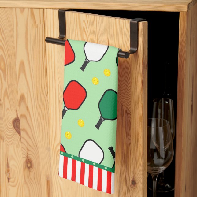 Linge De Cuisine Vacances de pickleball (Pliage en tiers)