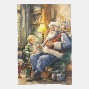 Linge De Cuisine Vacances Père Noël