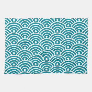Linge De Cuisine Vague d'eau japonaise