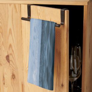 Linge De Cuisine Vagues infinies d'océan bleu 1