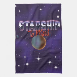 Linge De Cuisine Vaisseau spatial vers Mars