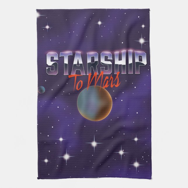 Linge De Cuisine Vaisseau spatial vers Mars (Vertical)