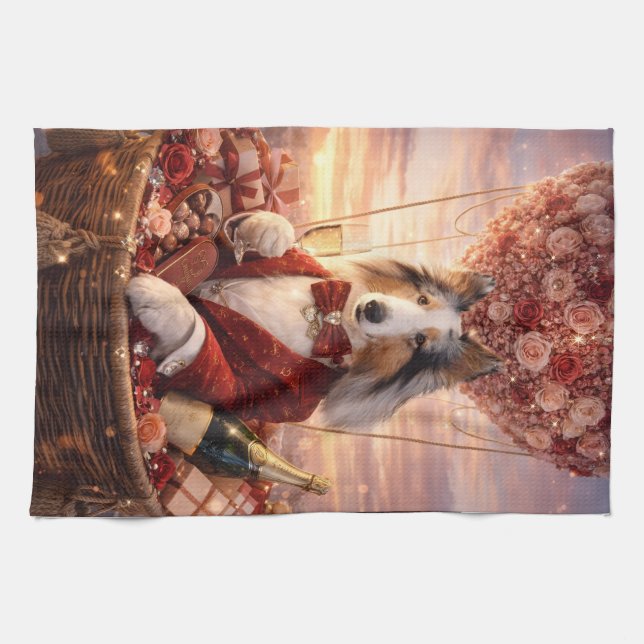 Linge De Cuisine Valentines Day Kitchen Towel (Horizontal)