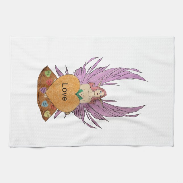 Linge De Cuisine Valentines Faerie (Horizontal)