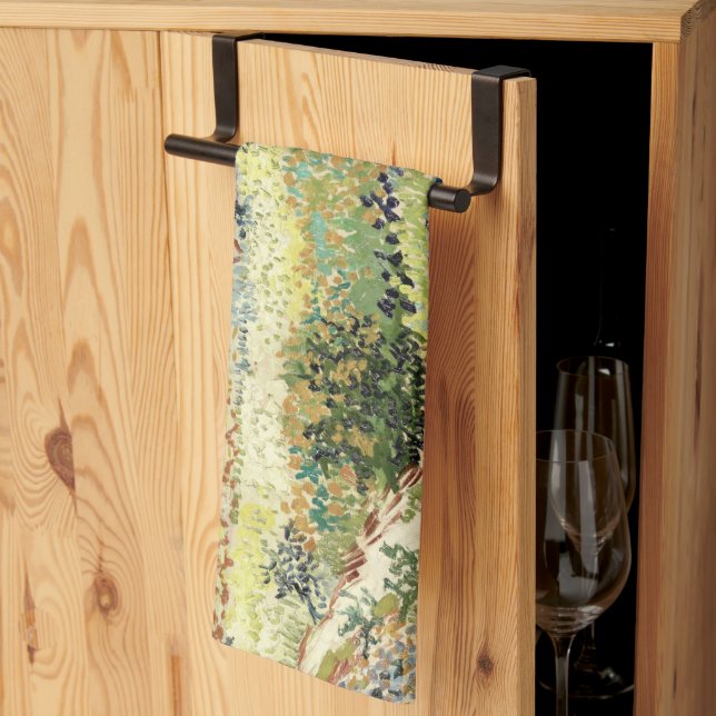 Linge De Cuisine Van Gogh Garden à Arles 1888 (Pliage en tiers)