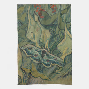 Linge De Cuisine Van Gogh Grand Paon de Nuit Art de la Nature Vinta