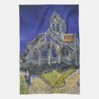Van Gogh L'église d'Auvers-sur-Oise sous un ciel b