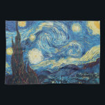 Linge De Cuisine Van Gogh Starry Classic Nuit Impressionnisme Art<br><div class="desc">Peinture de nuit étoilée - C'est le chef-d'oeuvre de Vincent Van Gogh,  The Starry Night 1889.</div>