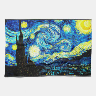 Linge De Cuisine Van Gogh - Starry Night