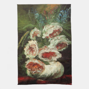 Linge De Cuisine Vase aux pivoines de Vincent van Gogh