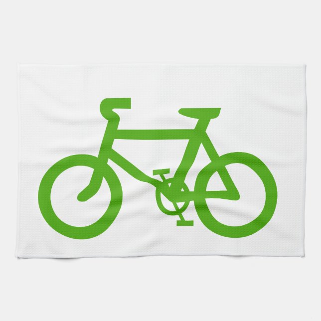 Linge De Cuisine Vélo Éco Vert (Horizontal)