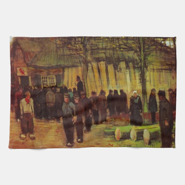 Linge De Cuisine Vente de bois par Vincent van Gogh (Horizontal)