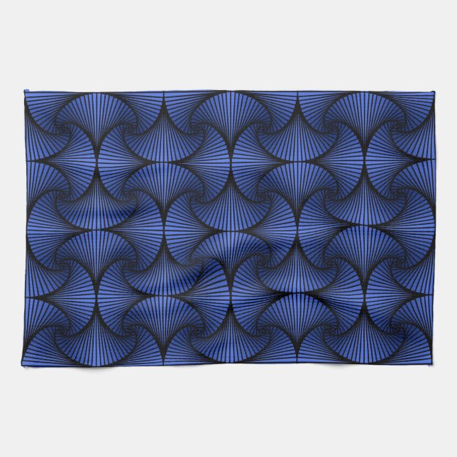 Linge De Cuisine Ventilateur à bascule 3D géométrique (Horizontal)