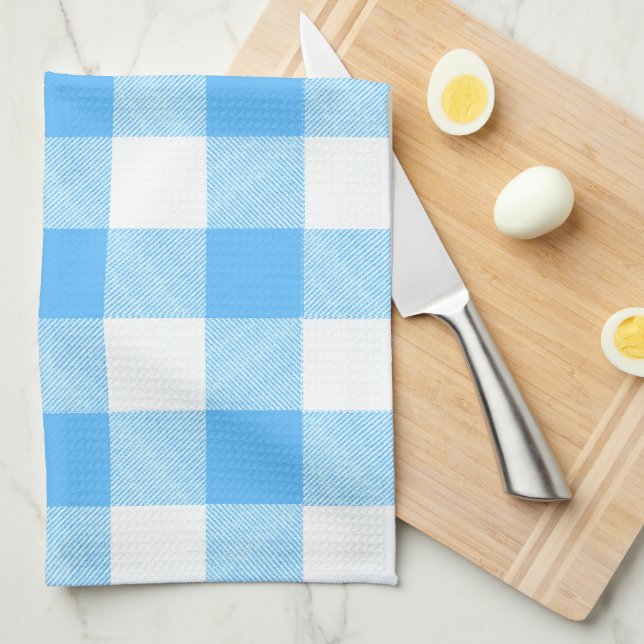 Linge De Cuisine Vérification du ciel d'été Slow-Living (Quart Plié)