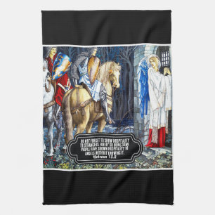 Linge De Cuisine Verset Bible Avec William Morris Angel Imprimer