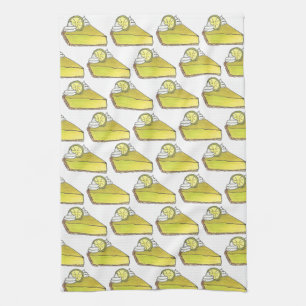 Linge De Cuisine Vert Floride clé Lime Pie Slice Foin