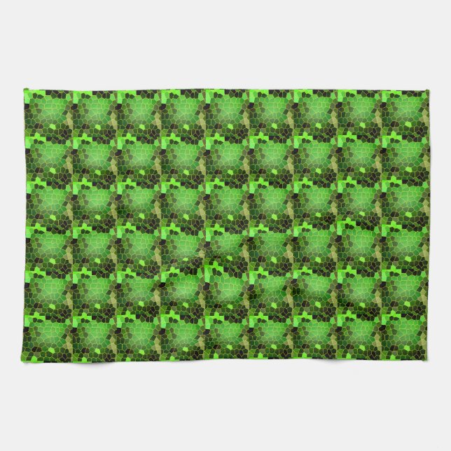 Linge De Cuisine Vert herbe (Horizontal)
